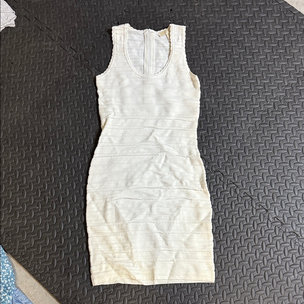 Michael Kors Ivory Sleeveless Dress